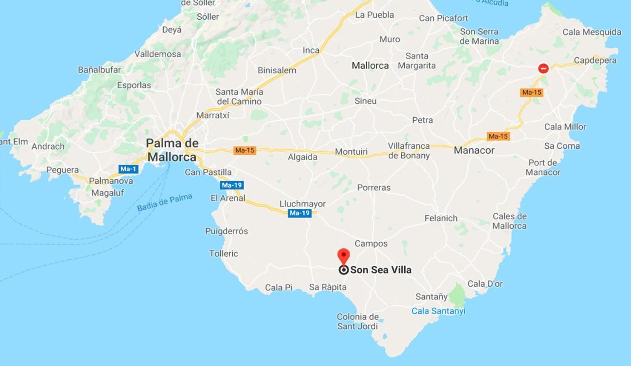 Son Sea Villa 坎波斯 外观 照片
